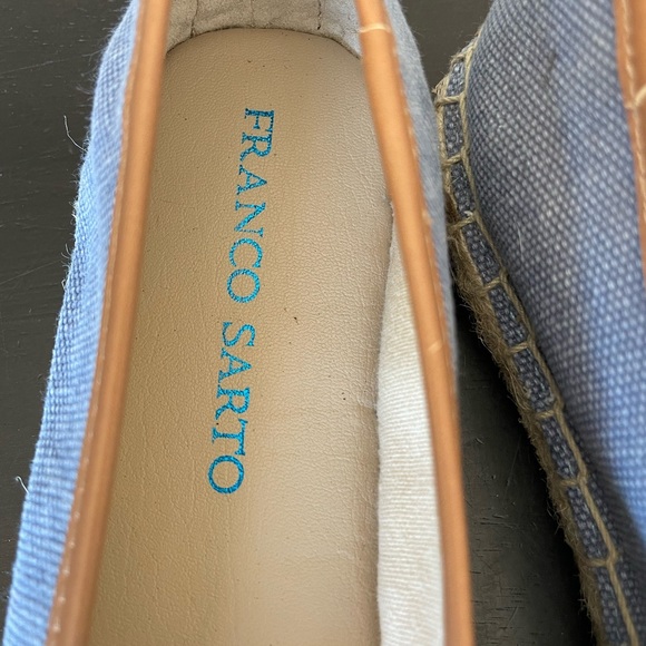 Frank Sarto Denim flats Size 8 - Picture 7 of 7